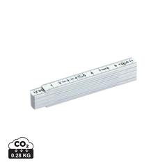 Vue Mètre pliable de couleur blanc| Krokrodeal