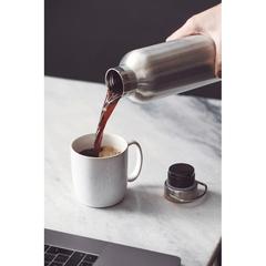 Vue VINGA Grande bouteille thermos 1L Miles de couleur gris| Krokrodeal