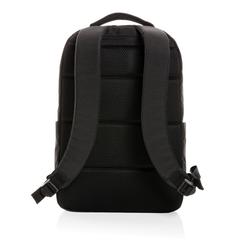 Vue Sac à dos ordinateur 15.6" Swiss Peak Brooke en rPET AWARE™ de couleur noir| Krokrodeal