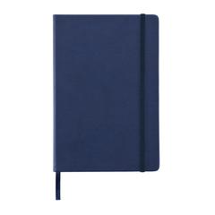 Vue Carnet A5 à couverture rigide en PU de couleur bleu| Krokrodeal