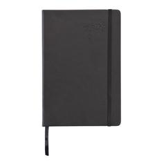 Vue Carnet A5 à couverture rigide en PU de couleur noir| Krokrodeal