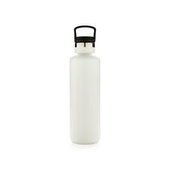 Vue Bouteille isotherme à goulot standard de couleur blanc| Krokrodeal