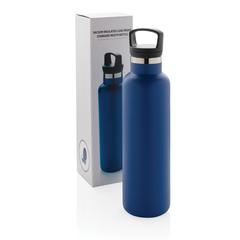 Vue Bouteille isotherme à goulot standard de couleur bleu| Krokrodeal