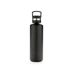 Vue Bouteille isotherme à goulot standard de couleur noir| Krokrodeal