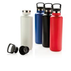 Vue Bouteille isotherme à goulot standard de couleur noir| Krokrodeal