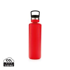 Vue Bouteille isotherme à goulot standard de couleur rouge| Krokrodeal