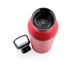 Vue Bouteille isotherme à goulot standard de couleur rouge| Krokrodeal