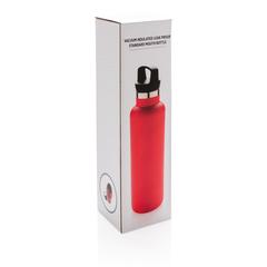 Vue Bouteille isotherme à goulot standard de couleur rouge| Krokrodeal