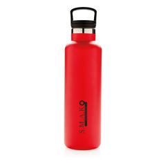 Vue Bouteille isotherme à goulot standard de couleur rouge| Krokrodeal
