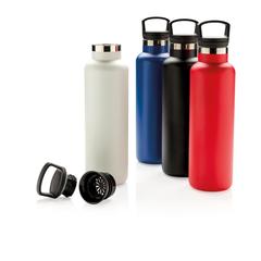 Vue Bouteille isotherme à goulot standard de couleur rouge| Krokrodeal