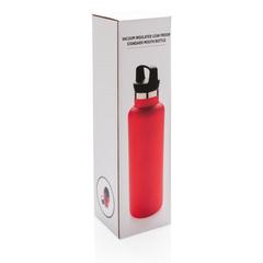 Vue Bouteille isotherme à goulot standard de couleur rouge| Krokrodeal