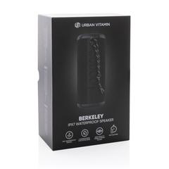 Vue Enceinte étanche IPX7 Urban Vitamin Berkeley de couleur noir| Krokrodeal
