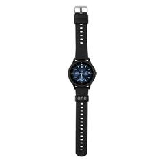 Vue Montre connectée en TPU recyclé RCS Swiss Peak de couleur noir| Krokrodeal