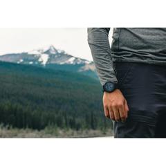 Vue Montre connectée en TPU recyclé RCS Swiss Peak de couleur noir| Krokrodeal