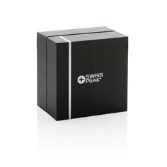 Vue Montre connectée en TPU recyclé RCS Swiss Peak de couleur noir| Krokrodeal