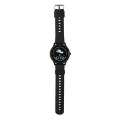 Vue Montre connectée en TPU recyclé RCS Swiss Peak de couleur noir| Krokrodeal