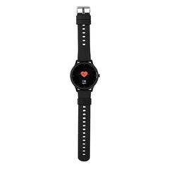 Vue Montre connectée en TPU recyclé RCS Swiss Peak de couleur noir| Krokrodeal