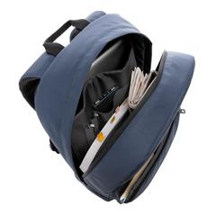 Vue Sac à dos ordinateur 15,6" Impact en rPET AWARE™ de couleur bleu| Krokrodeal