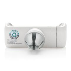 Vue Support voiture en plastique recyclé RCS, Acar de couleur blanc| Krokrodeal