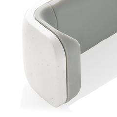 Vue Support voiture en plastique recyclé RCS, Acar de couleur blanc| Krokrodeal