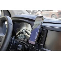 Vue Support voiture en plastique recyclé RCS, Acar de couleur noir| Krokrodeal