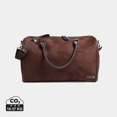 Vue VINGA Trousse de toilette en toile recyclé GRS Bosler de couleur marron| Krokrodeal