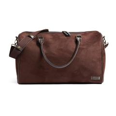Vue VINGA Trousse de toilette en toile recyclé GRS Bosler de couleur marron| Krokrodeal