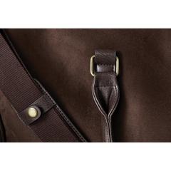 Vue VINGA Trousse de toilette en toile recyclé GRS Bosler de couleur marron| Krokrodeal