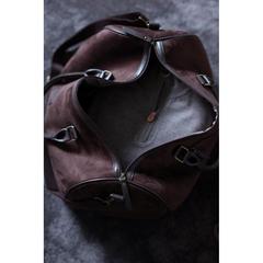 Vue VINGA Trousse de toilette en toile recyclé GRS Bosler de couleur marron| Krokrodeal
