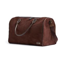 Vue VINGA Trousse de toilette en toile recyclé GRS Bosler de couleur marron| Krokrodeal