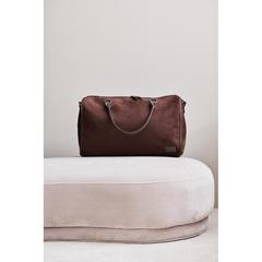 Vue VINGA Trousse de toilette en toile recyclé GRS Bosler de couleur marron| Krokrodeal