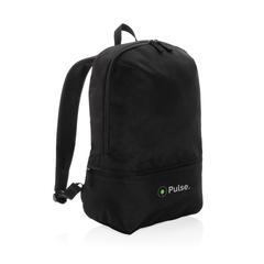 Vue Sac à dos isotherme 2-en-1 Impact Aware™ de couleur noir| Krokrodeal