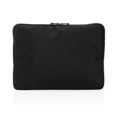 Vue Pochette ordinateur 15.6" Swiss Peak Voyager en rPET AWARE™ de couleur noir| Krokrodeal