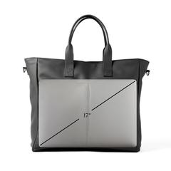 Vue VINGA Sac de bureau hybride Baltimore de couleur noir| Krokrodeal