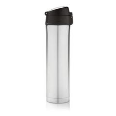 Vue Bouteille 450ml verrouillage facile en plastique recyclé RCS de couleur gris| Krokrodeal