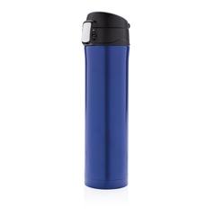 Vue Bouteille 450ml verrouillage facile en plastique recyclé RCS de couleur bleu| Krokrodeal