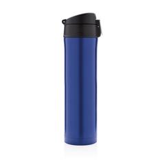 Vue Bouteille 450ml verrouillage facile en plastique recyclé RCS de couleur bleu| Krokrodeal