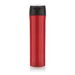 Vue Bouteille 450ml verrouillage facile en plastique recyclé RCS de couleur rouge| Krokrodeal