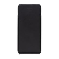 Vue Powerbank 10.000mAh en plastique recyclé RCS Skywave de couleur noir| Krokrodeal