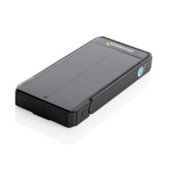 Vue Powerbank 10.000mAh en plastique recyclé RCS Skywave de couleur noir| Krokrodeal