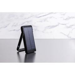 Vue Powerbank 10.000mAh en plastique recyclé RCS Skywave de couleur noir| Krokrodeal