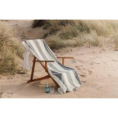 Vue VINGA Drap de bain de soleil Valmer de couleur blanc| Krokrodeal