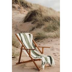 Vue VINGA Drap de bain de soleil Valmer de couleur vert| Krokrodeal