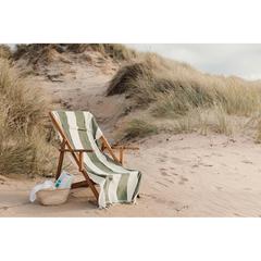 Vue VINGA Drap de bain de soleil Valmer de couleur vert| Krokrodeal
