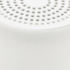 Vue Enceinte sans fil 5W en plastique recyclé certifié RCS de couleur blanc| Krokrodeal
