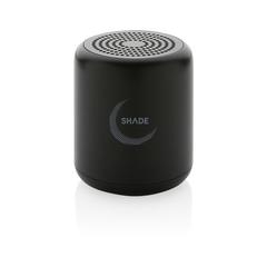 Vue Enceinte sans fil 5W en plastique recyclé certifié RCS de couleur noir| Krokrodeal