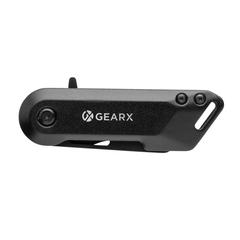 Vue Couteau pliable Gear X de couleur noir| Krokrodeal