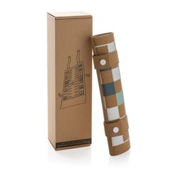 Vue Jeu de backgammon et de dames en liège Britton de couleur marron| Krokrodeal