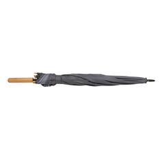 Vue Parapluie 23" en rPET et bambou ouverture auto Impact AWARE™ de couleur gris| Krokrodeal