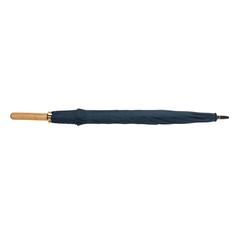 Vue Parapluie 23" en rPET et bambou ouverture auto Impact AWARE™ de couleur bleu| Krokrodeal